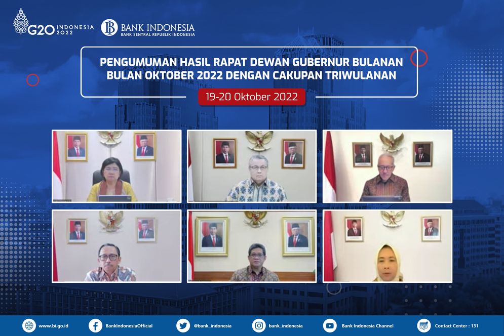 Bank Indonesia Naikkan Lagi Suku Bunga Acuannya Jadi 4,75 Persen